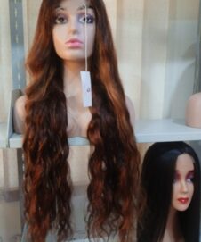 Human Hair Blend Braided Wig4